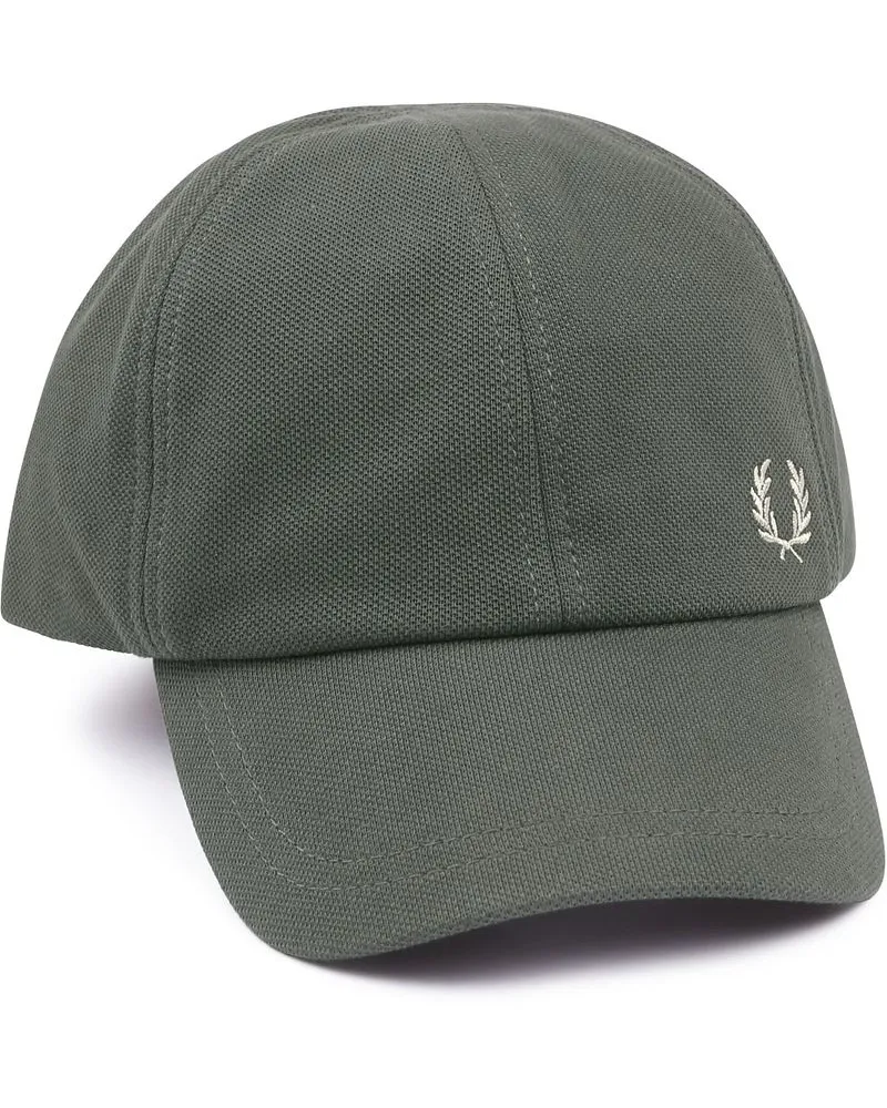 Fred Perry Cap Logo Dunkelgrün Dunkelgrün
