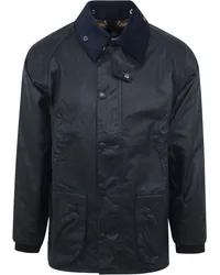 Barbour Klassische Bedale Wachsjacke Blau