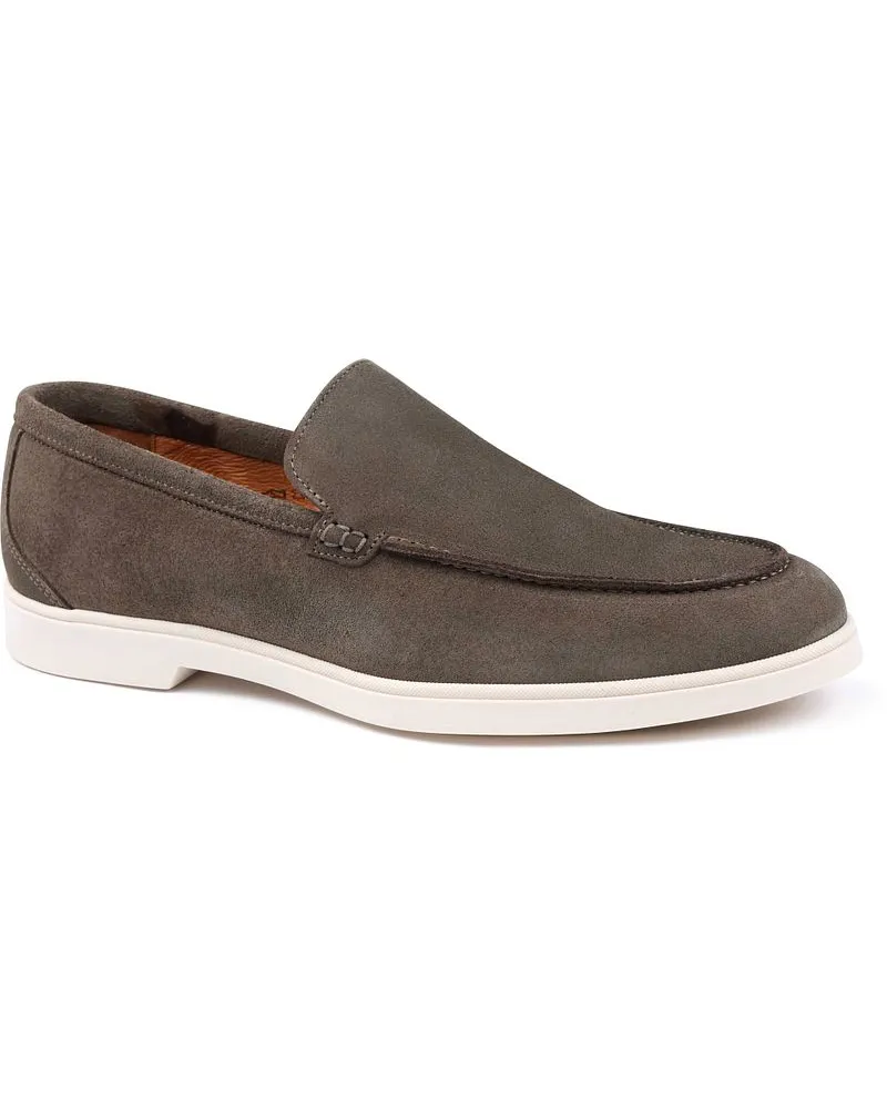 Suitable Napoli Loafers Oliv Dunkelgrün
