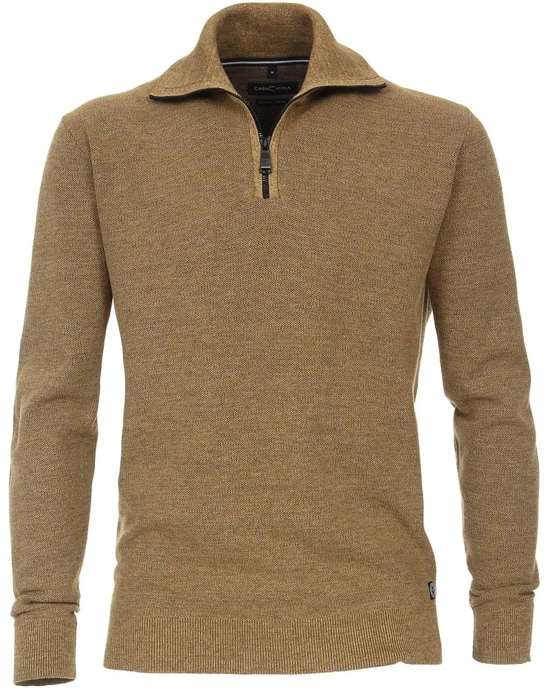 CasaModa Zip Pullover Gelb Gelb