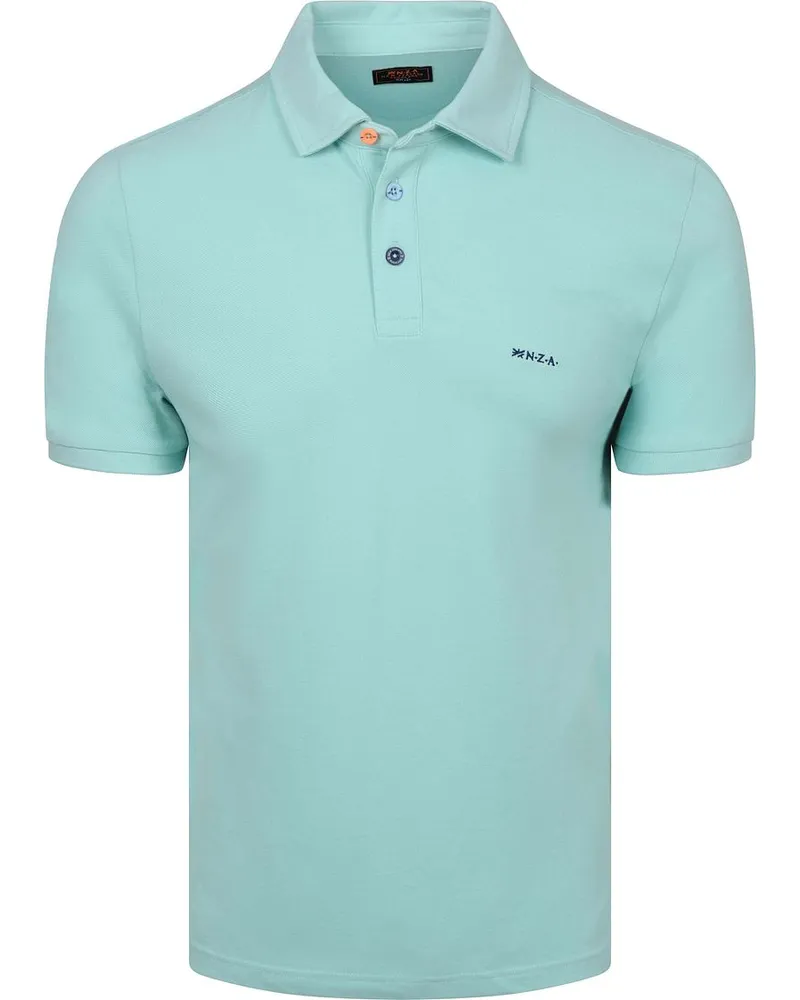 New Zealand Auckland NZA) Polo Hawera Pale Leaf Hellblau