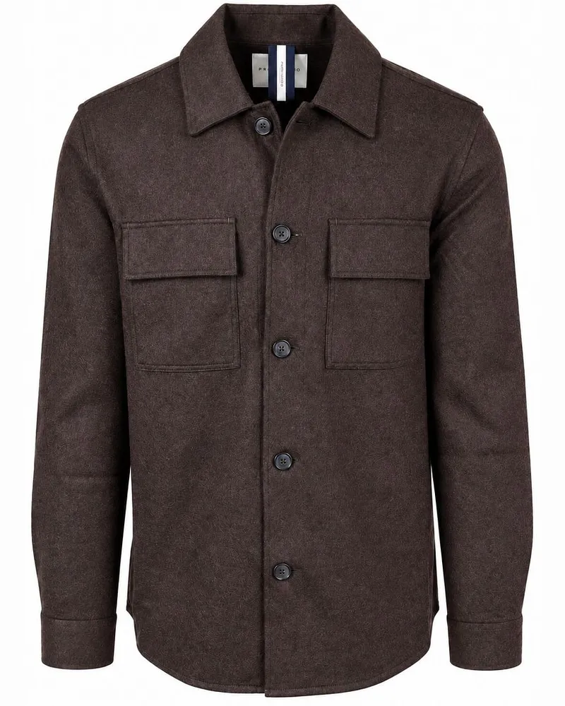 Profuomo Overshirt Peached Dark Green Dunkelgrün