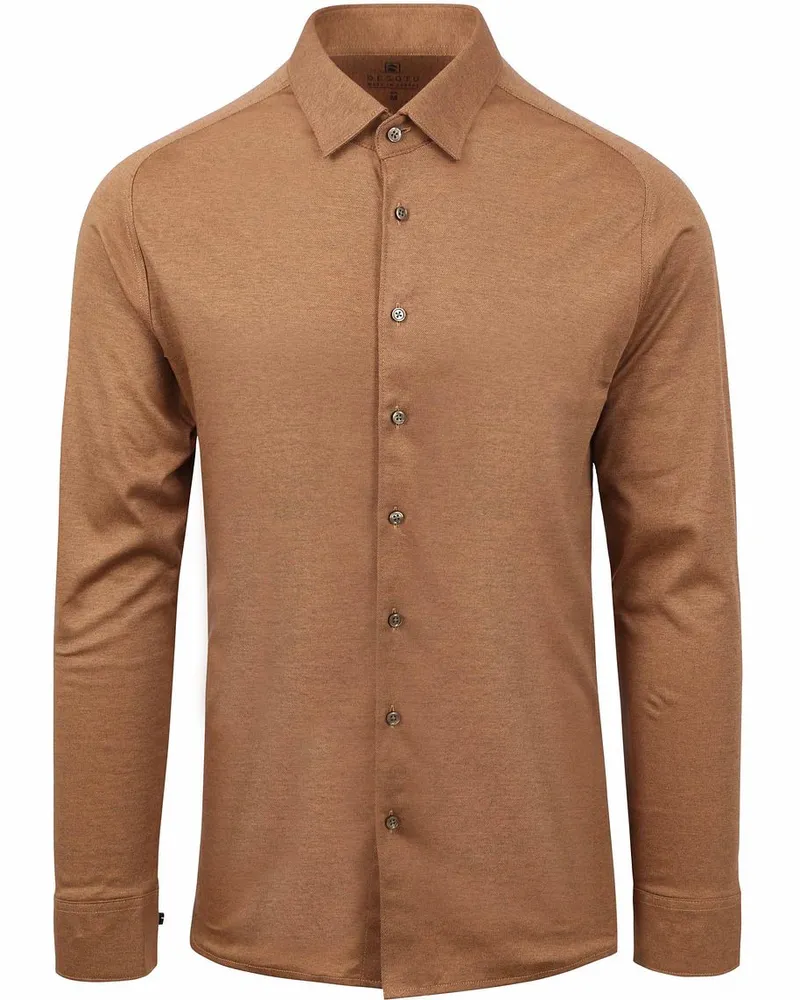 DESOTO Hemd Bügelfrei Kent Braun Braun
