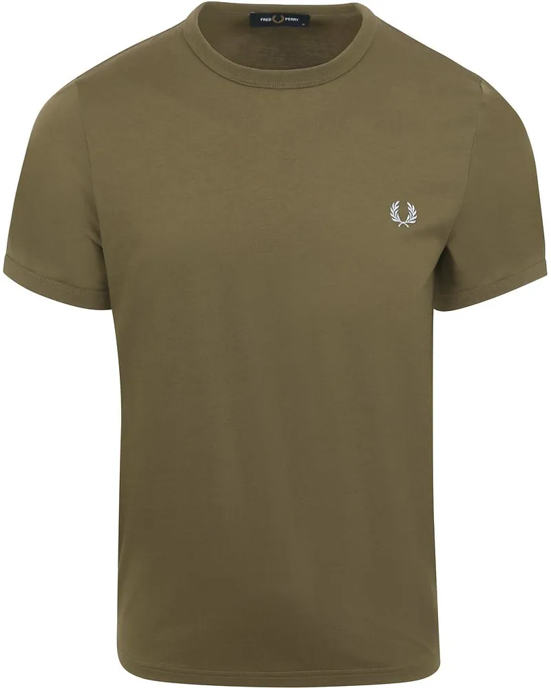 Fred Perry Ringer T-Shirt Grün R79 Grün