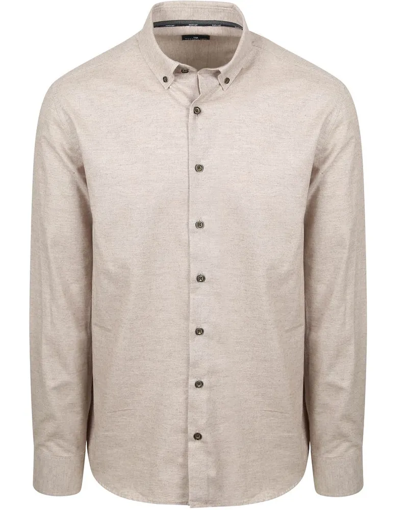 State of Art Heavy Twill Hemd Beige Beige