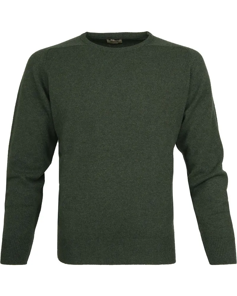William Lockie Pullover Lammfell Rosemary Grün Dunkelgrün