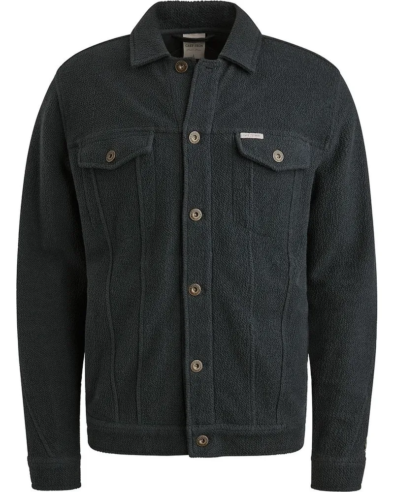 Cast Iron Overshirt Terry Navy Dunkelblau