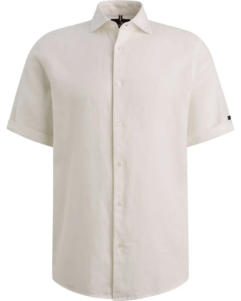 Vanguard Hemd Leinen Blend Cloud Dancer Weiß