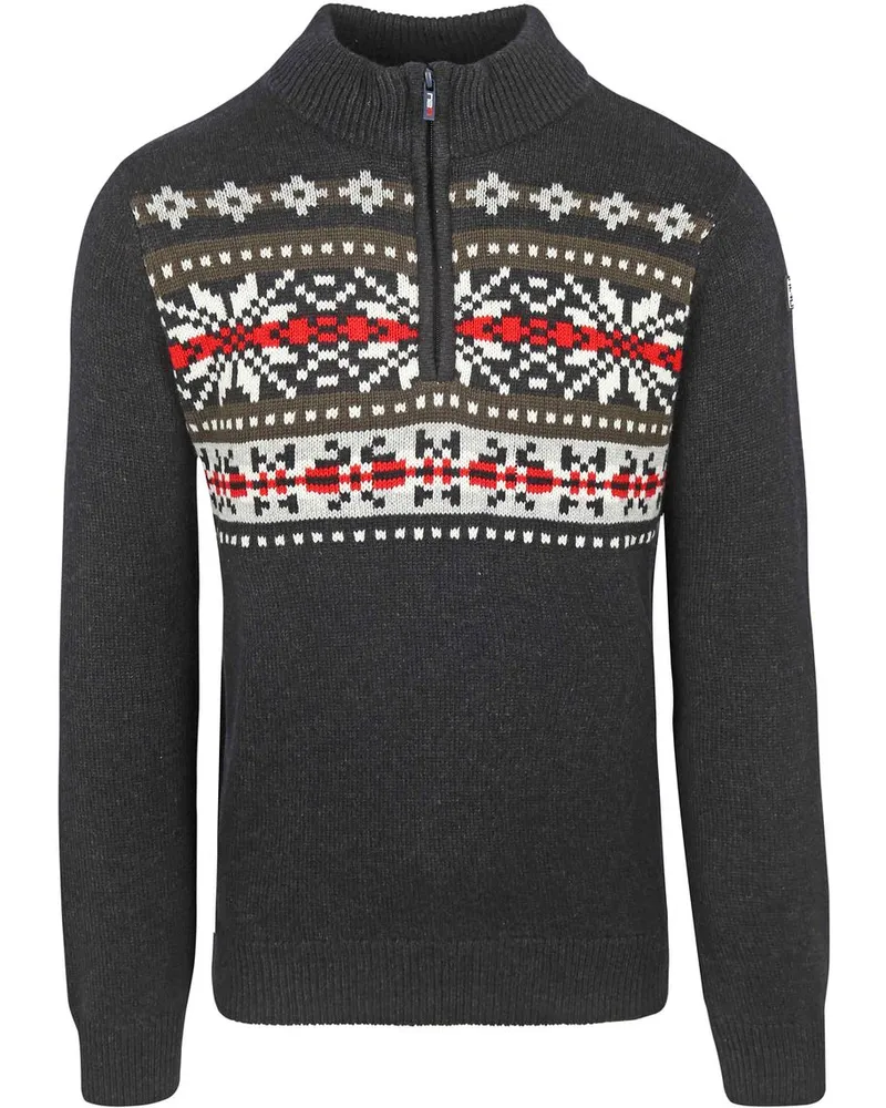 New Zealand Auckland NZA) Half Zip Pullover Jace Navy Blau