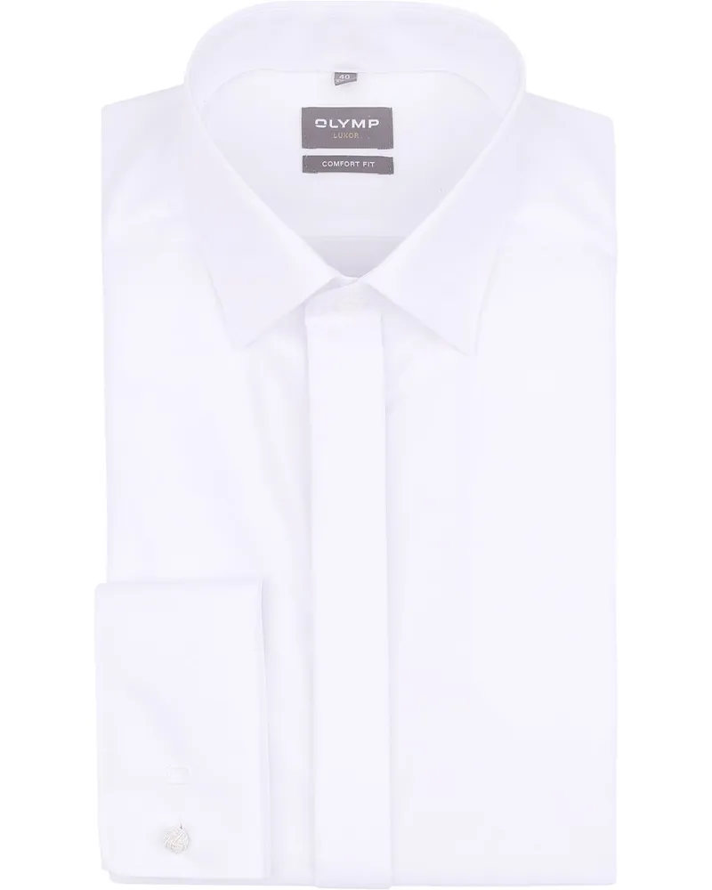 Olymp Luxor Smokinghemd Comfort Fit Weiß