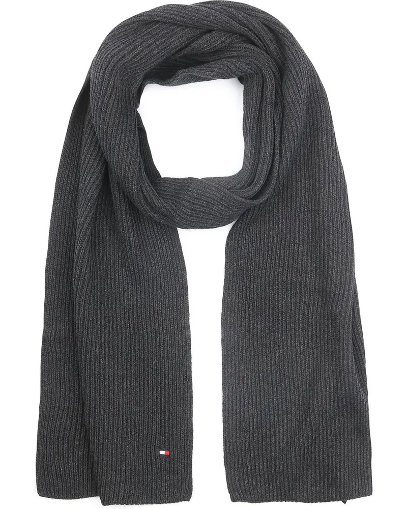 Tommy Hilfiger Rib Schal Anthrazit Anthrazit