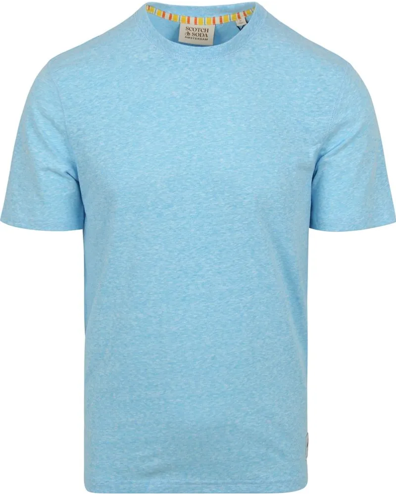 Scotch&Soda Scotch & Soda T-Shirt Melange Blau Hellblau