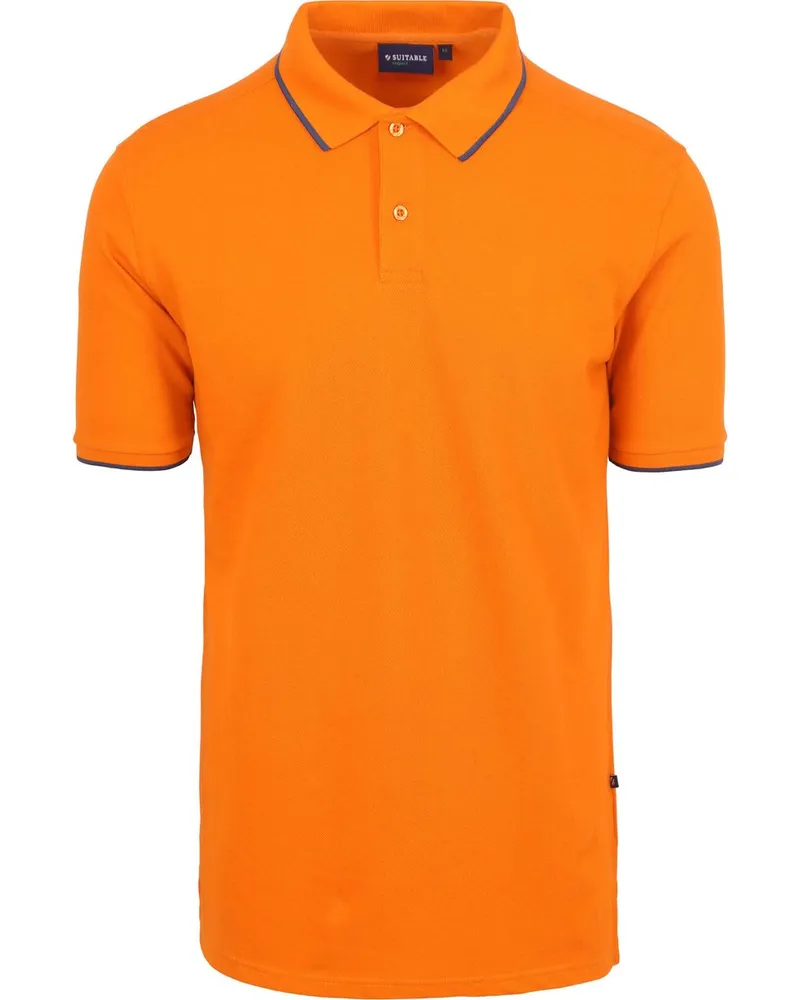 Suitable Respect Poloshirt Tip Ferry Orange Orange