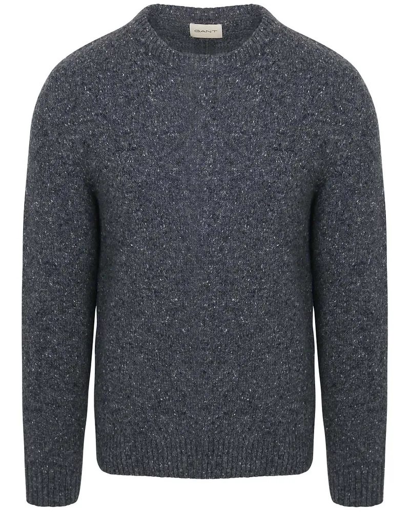 Gant Pullover Wool Blend Anthrazit Anthrazit
