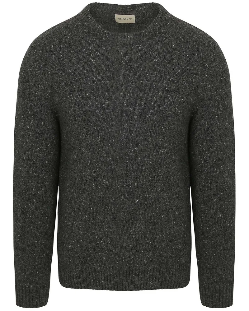 Gant Pullover Wool Blend Anthrazit Anthrazit