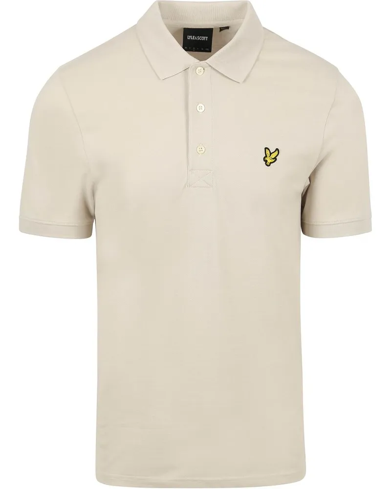 Lyle & Scott Lyle und Scott Polo Plain Grey Taupe Beige