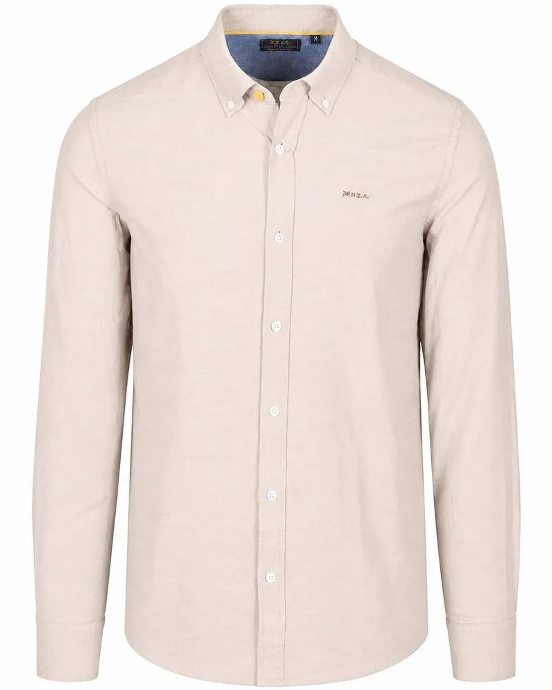 New Zealand Auckland NZA) Hemd BD Barn Twill Sand Beige