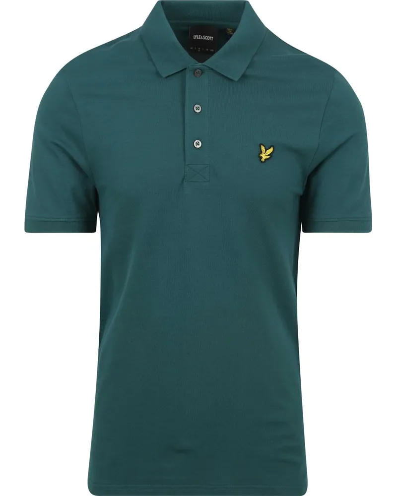 Lyle & Scott Lyle und Scott Polo Plain Dunkelgrün Grün