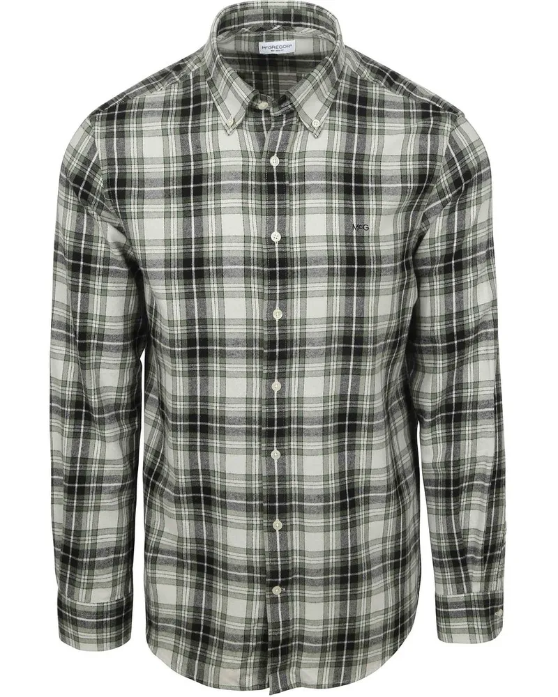 McGregor Hemd Flanel Karos Grün Grün