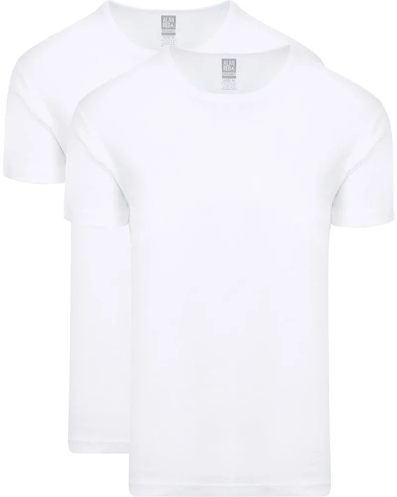 Alan Red Copenhagen T-Shirt Weiß 2er-Pack Weiß