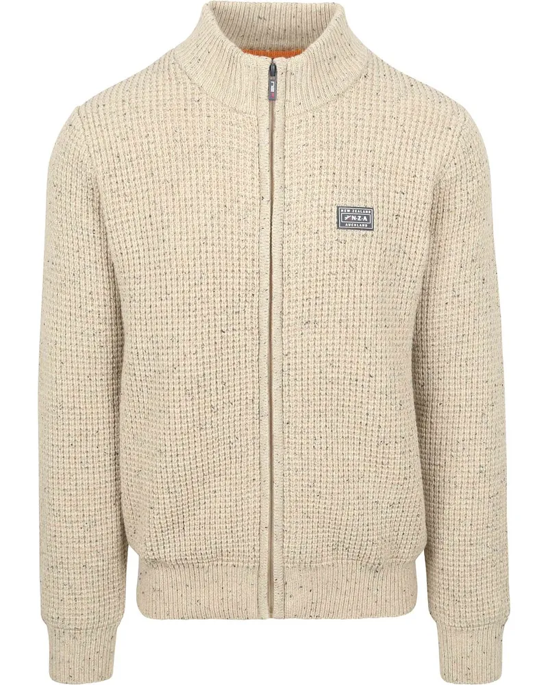 New Zealand Auckland NZA) Strickjacke Wool Mix Dominick Beige Beige