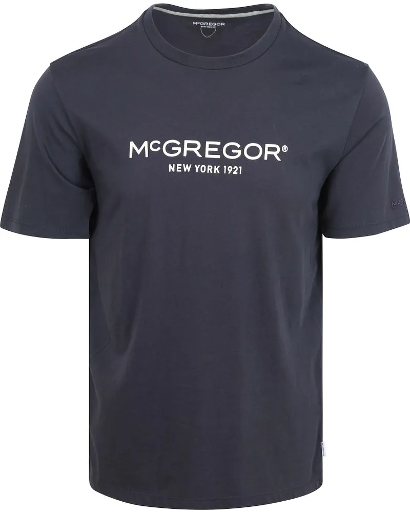 McGregor Essential T-Shirt Logo Navy Dunkelblau