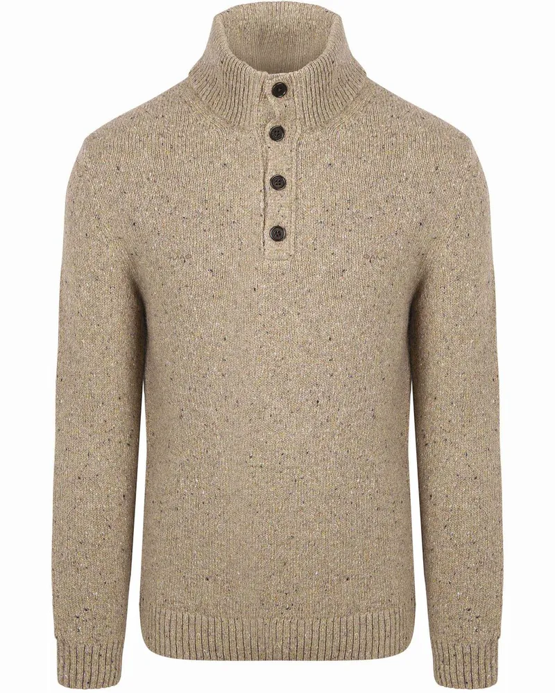 Gant Mocker Pullover Wool Blend Sand Beige