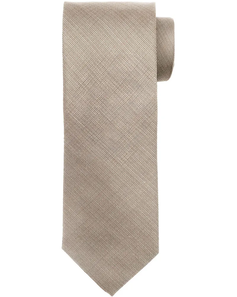 Suitable Krawatte Seide Beige K82-1 Beige