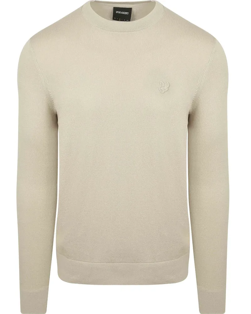 Lyle & Scott Lyle & Scott Tonal Pullover Greige Grau