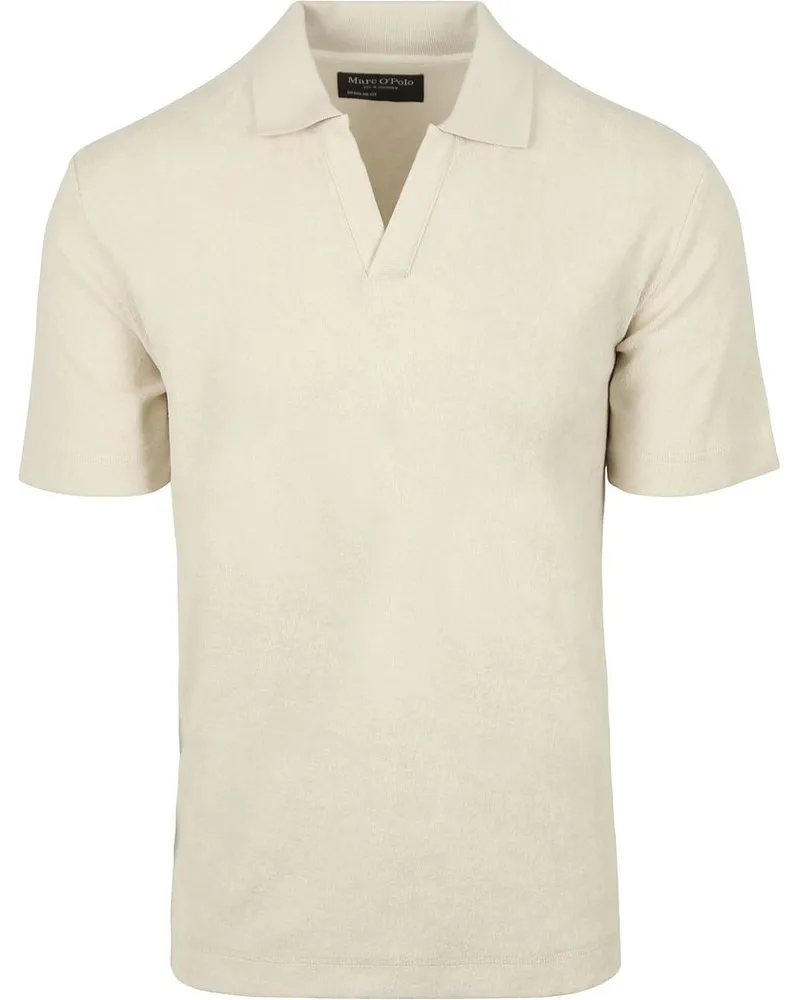 Marc O'Polo Poloshirt Riva Terry Cloth Ecru Beige