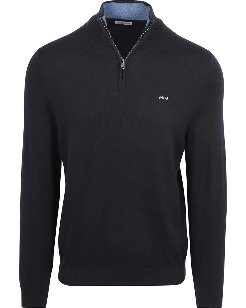 McGregor Half-Zip Pullover Cotton Cashmere Navy Dunkelblau