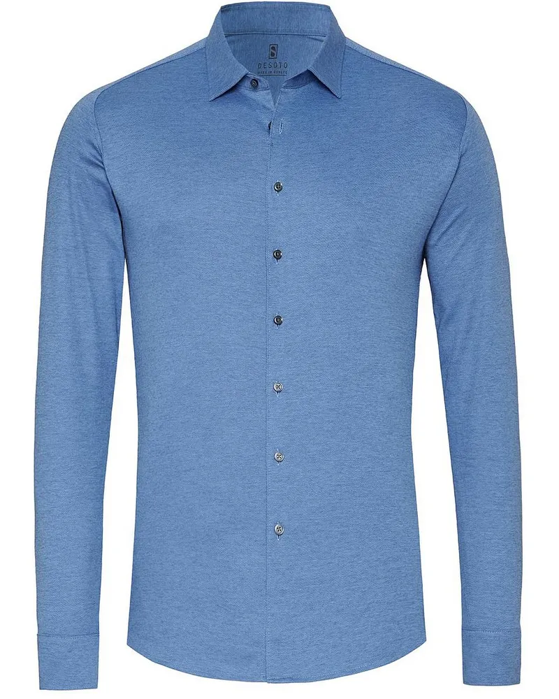 DESOTO Hemd Kent Blau Blau