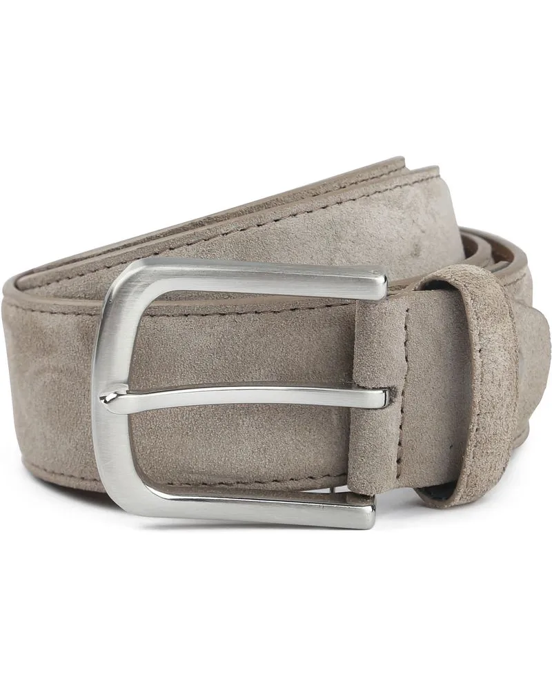 Suitable Ledergürtel Wildleder Taupe Beige