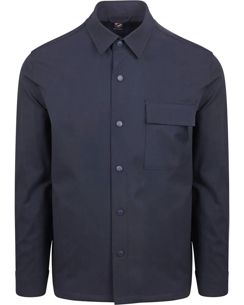 Suitable BASE Shacket Navy Dunkelblau