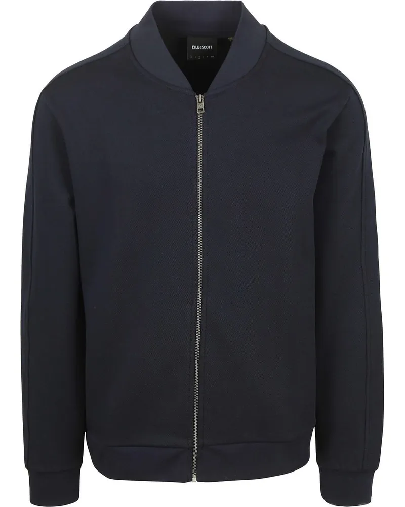 Lyle & Scott Lyle & Scott Cardigan Bomber Dark Navy Dunkelblau
