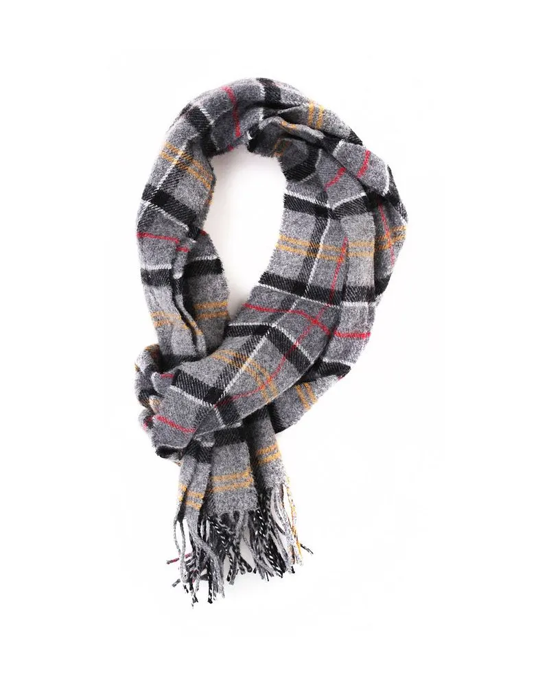 Barbour Schal Modern Lambswool Grau Grau