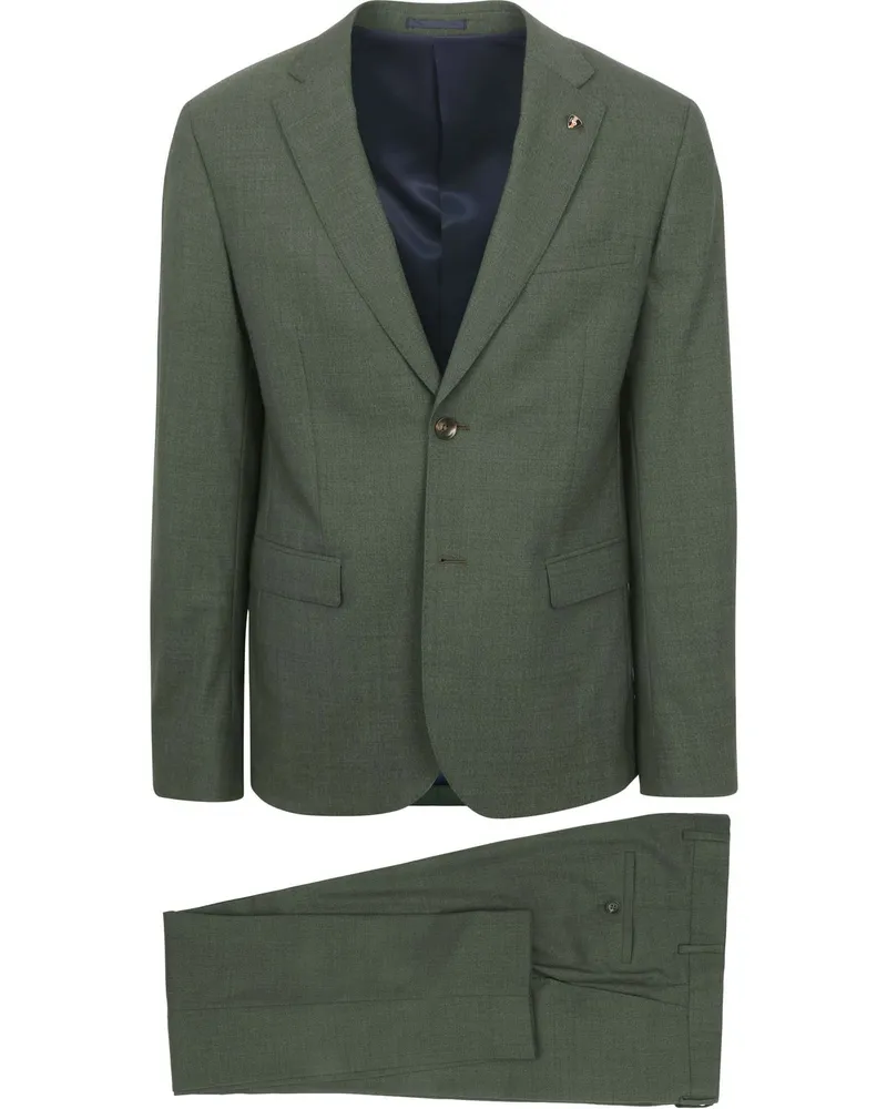 Suitable Strato Toulon Suit Wool Dunkelgrün Dunkelgrün