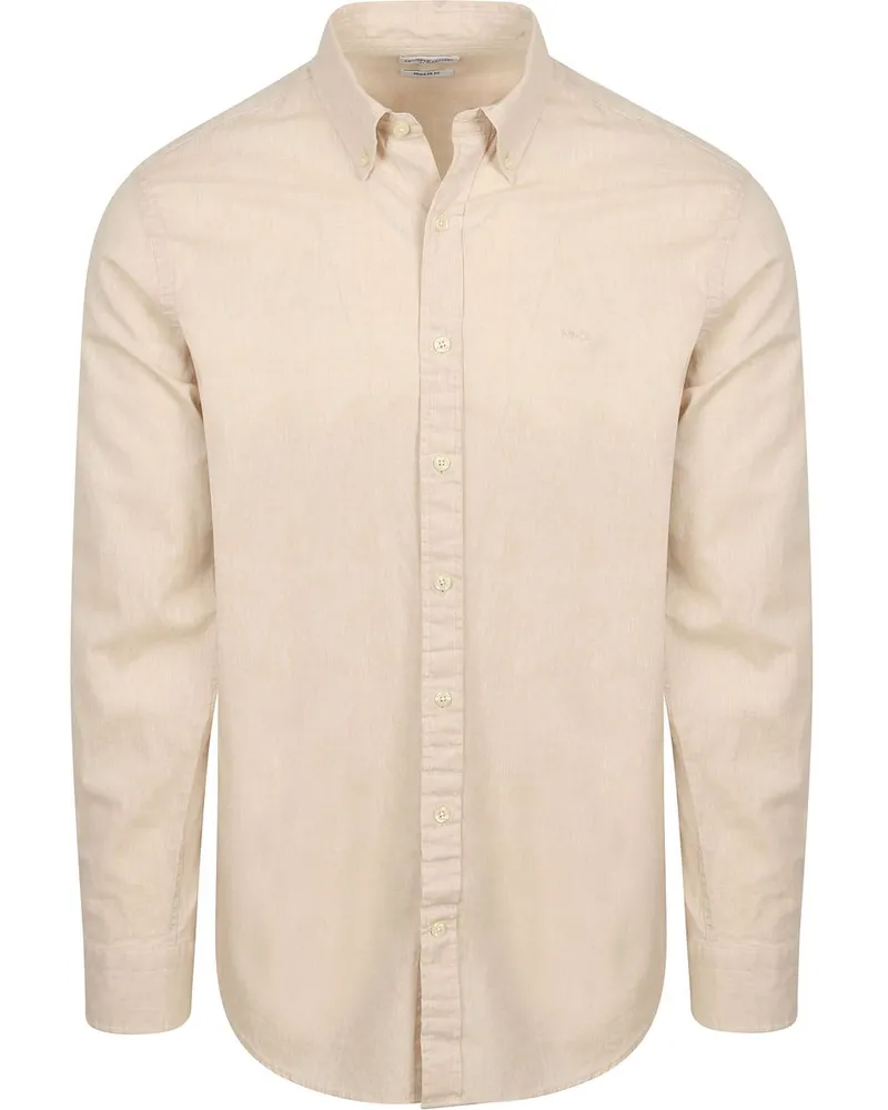 McGregor Hemd Cotton Linen Ecru Beige