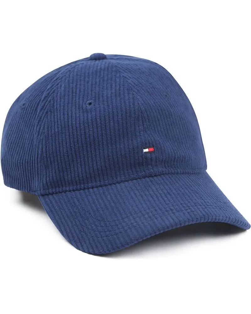 Tommy Hilfiger Cap Corduroy Navy Dunkelblau