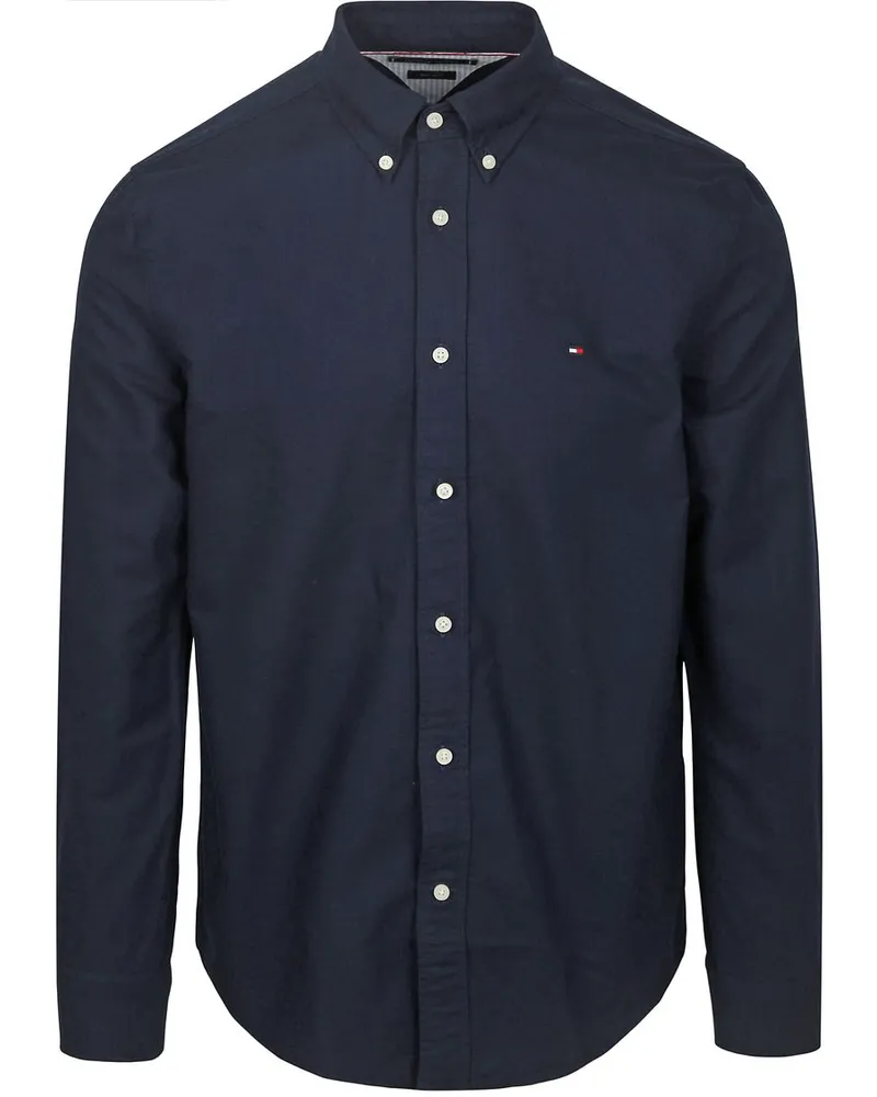 Tommy Hilfiger Oxford Hemd Navy Dunkelblau