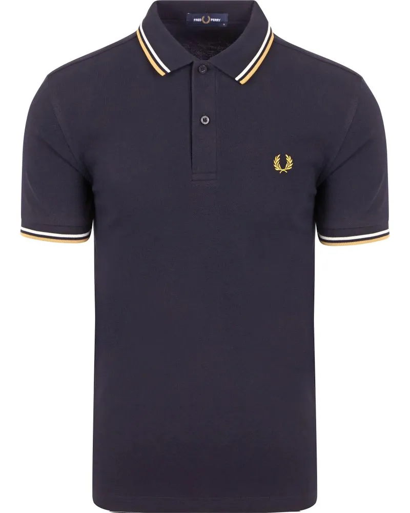 Fred Perry Polo M3600 Navy W53 Blau