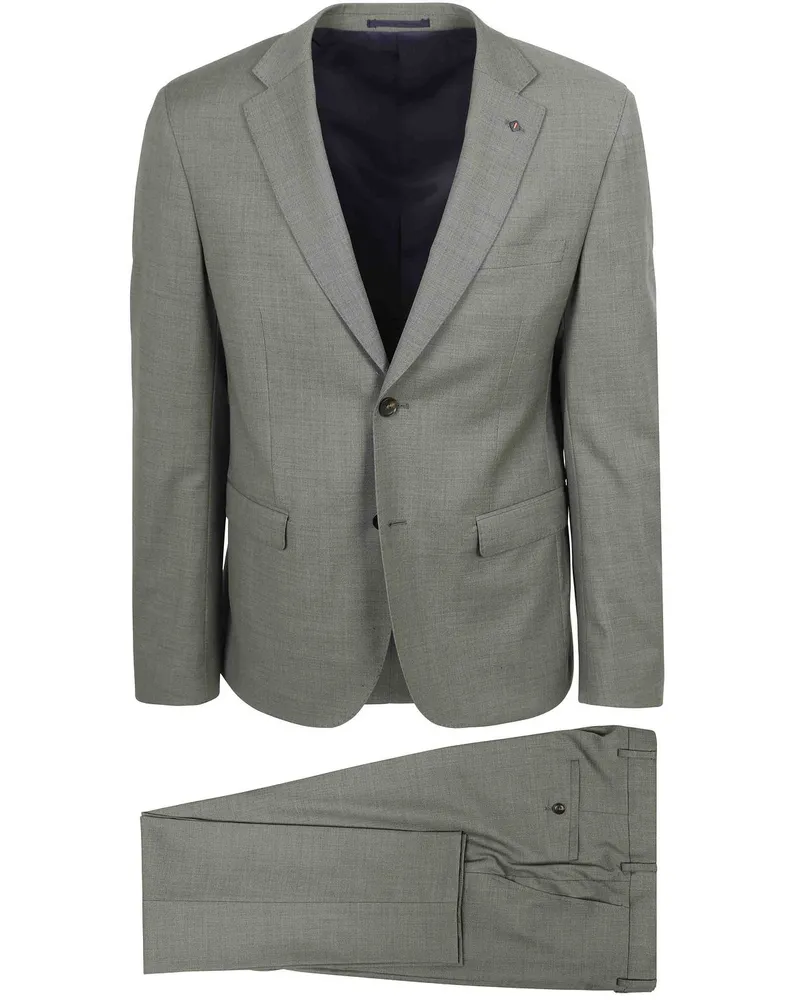 Suitable Toulon Suit Wool Olive Grün