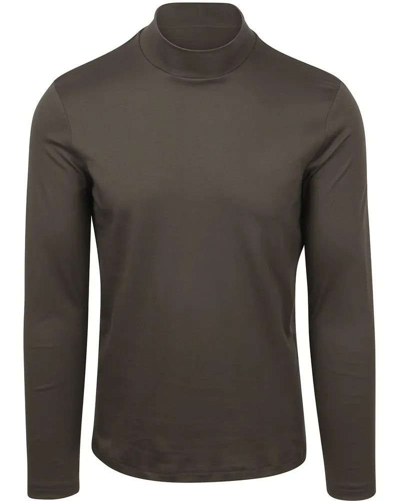 DESOTO Turtleneck Pullover Olive Dunkelgrün