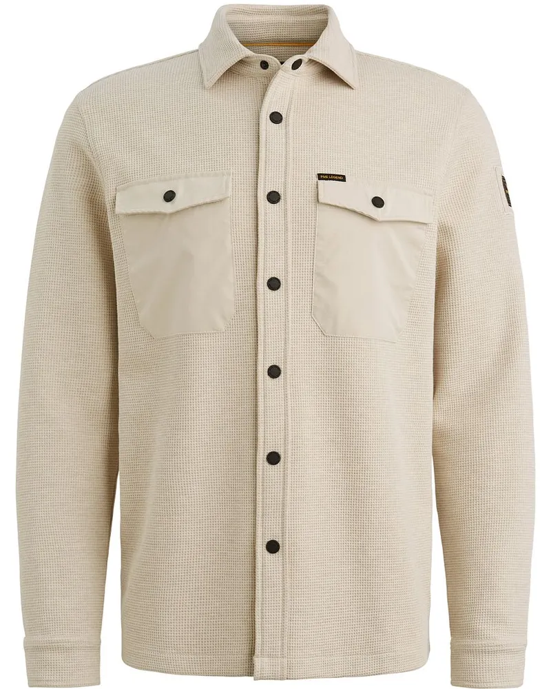 PME Legend Hemdjacke Waffle Ecru Beige