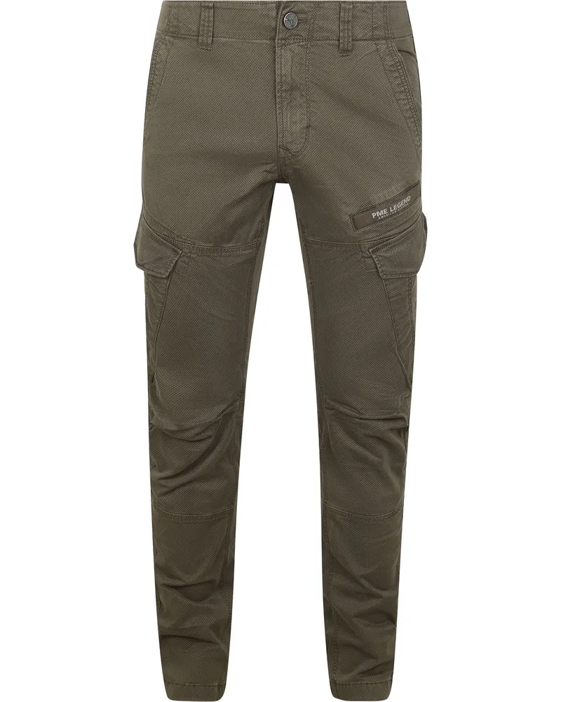 PME Legend Nordrop Cargohose Micro Print Grün Dunkelgrün