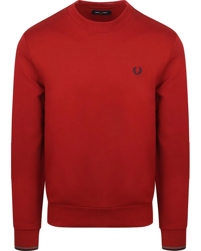 Fred Perry Sweater Logo Rot Rot