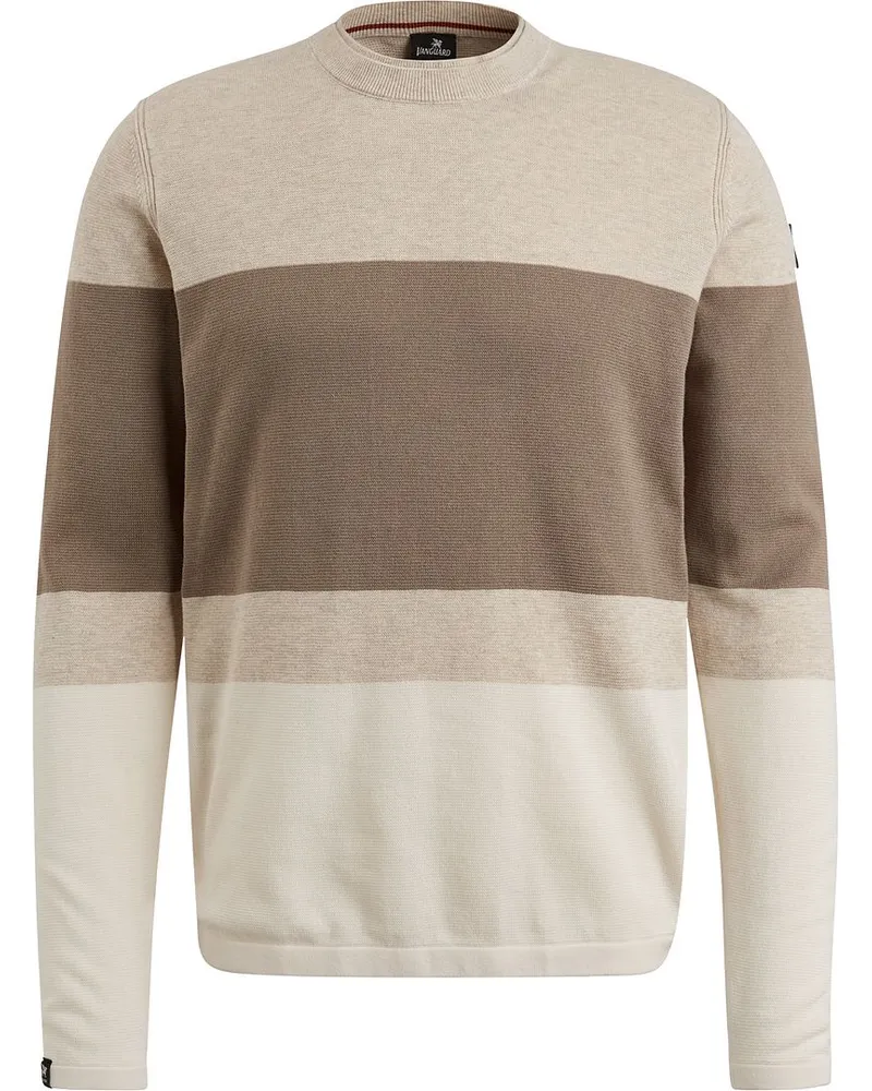 Vanguard Pullover Streifen Beige Beige