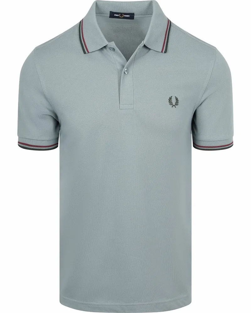 Fred Perry Polo Twin Tipped M3600 Blau 98A Blau