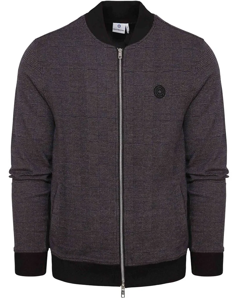 Blue Industry Blaue Industrie Strickjacke Grau Marine Grau