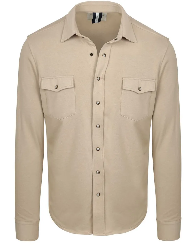 Profuomo Overshirt Western Beige Beige